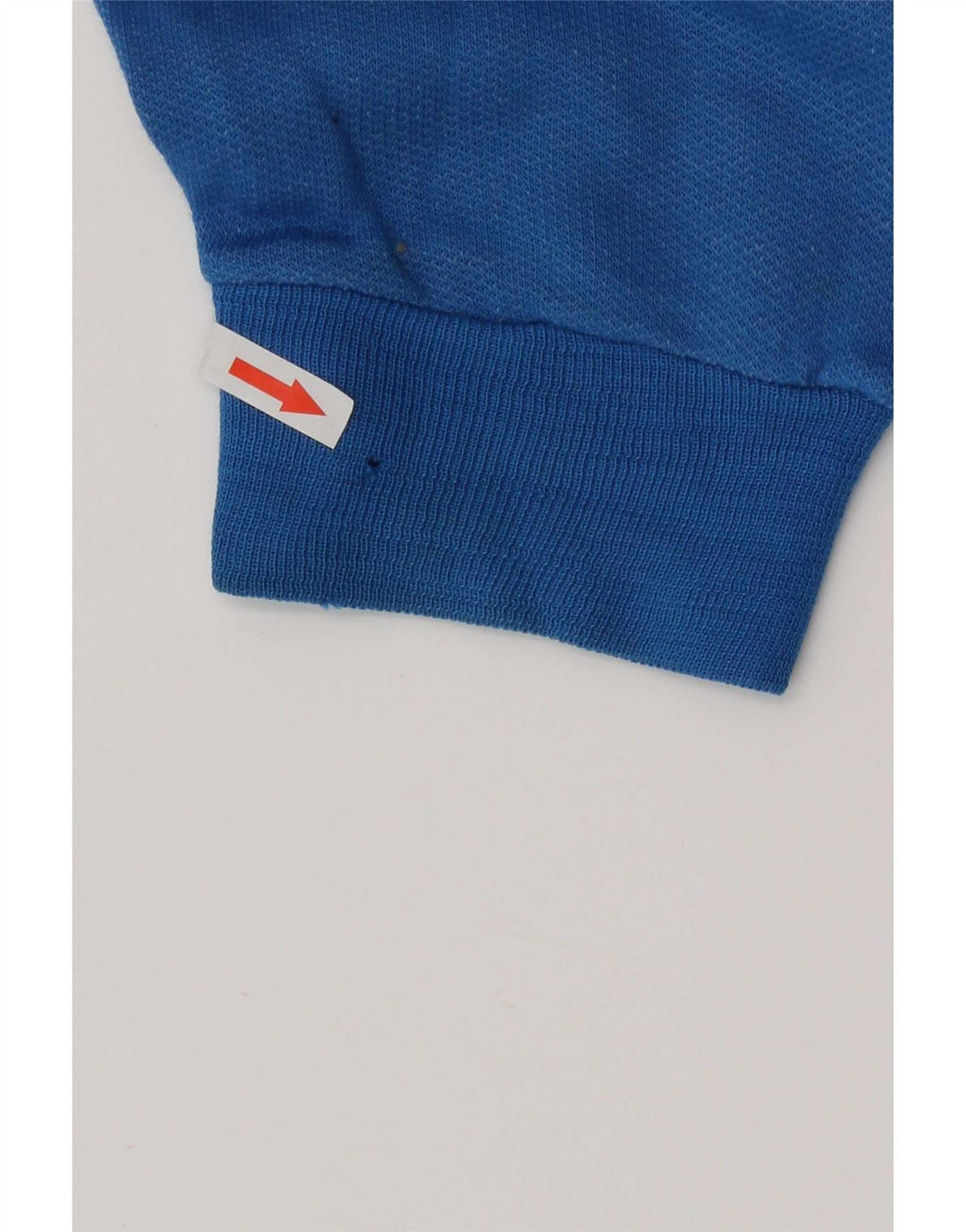 Vintage Damen Übergroßer Grafik-Sweatshirt-Pullover UK 14 Mittelblau