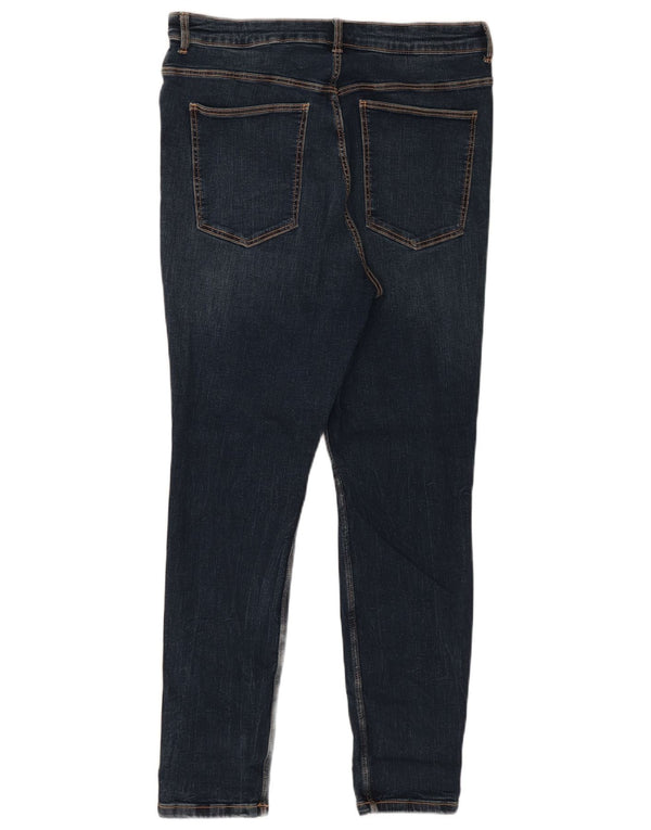 Zara Womens Slim Jeans EU 46 XL W36 L28 Navy Blue