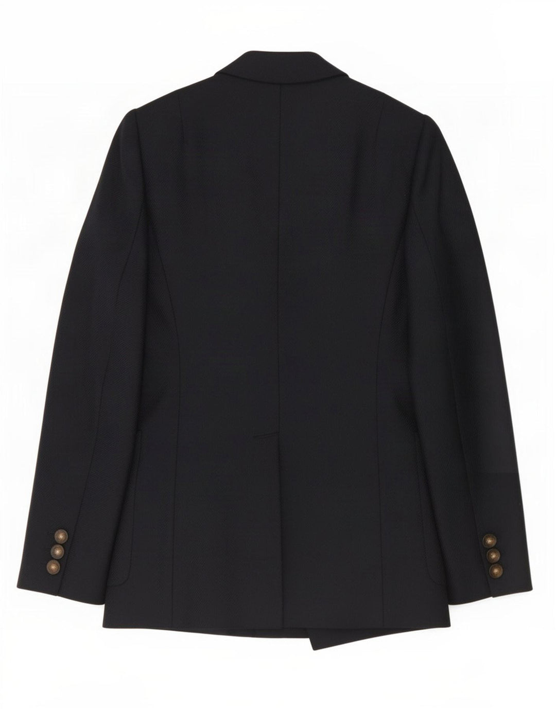 Reiss Damen-Zweireiher-Blazerjacke, Größe S, Marineblau, Wolle