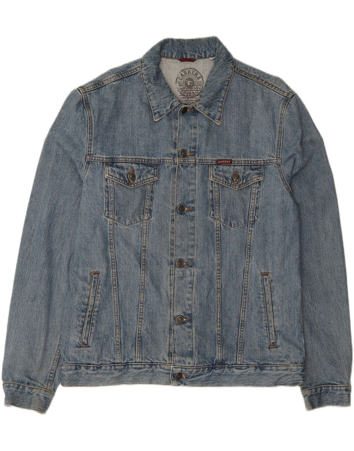CARRERA Mens Denim Jacket UK 42 XL Blue Cotton Vintage Carrera and Second-Hand Carrera from Messina Hembry 