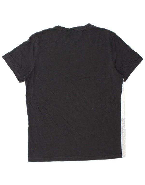 Jack & Jones Herren T-Shirt Top Large Schwarz Colourblock