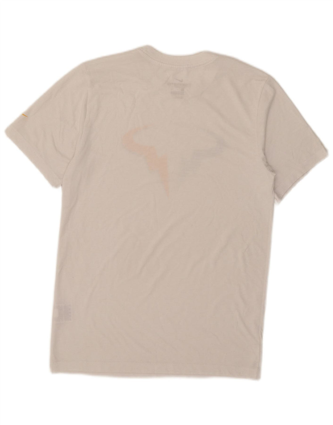 Nike Herren Dri Fit Graphic T-Shirt Top Small Weiß Polyester