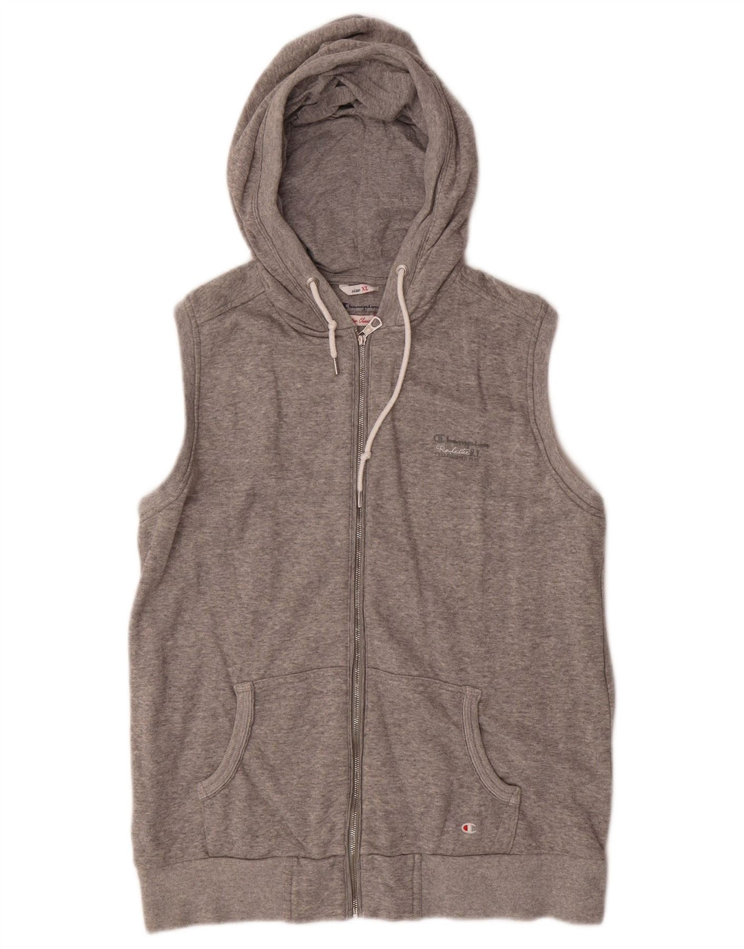 CHAMPION Damen Heritage Classics Zip Hoodie Pullover UK 18 XL Grau