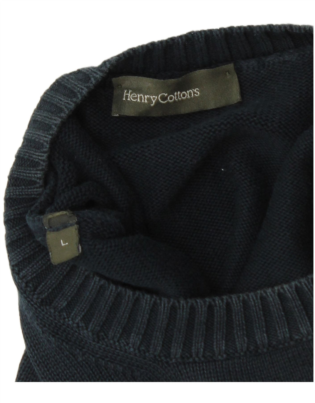 Henry Cottons Herren-Tanktop, groß, Marineblau