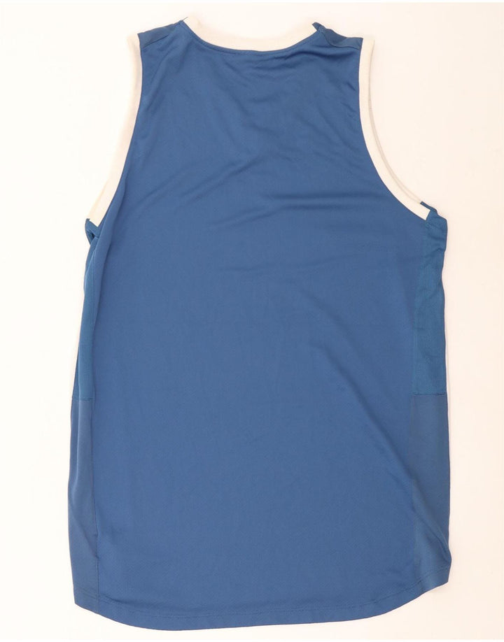 Nike Herren-Trägershirt, groß, 3XL, blaues Farbblock-Polyester