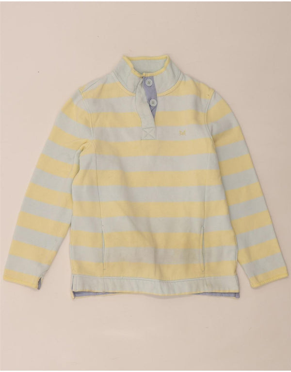 Crew Clothing Damen-Sweatshirt-Pullover, Gr. 8, klein, gelb gestreift