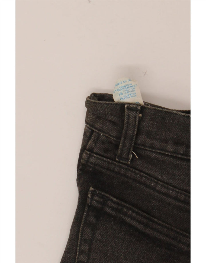 CARRERA Damen Jeansrock W28 Mittelschwarze Baumwolle