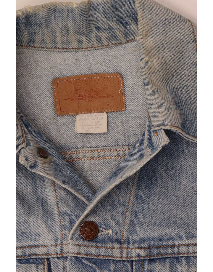 Levi's Damen Jeansjacke UK 12 Mittelblau