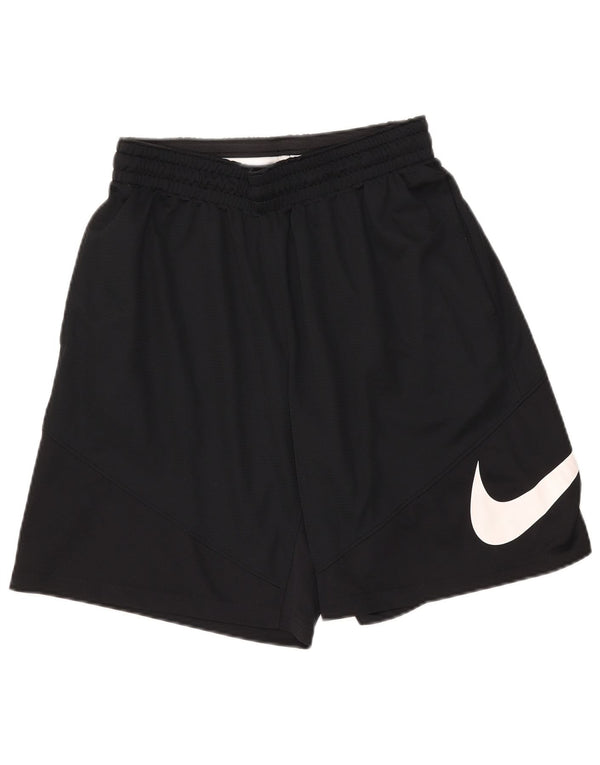 Nike Herren Dri Fit Graphic Sportshorts, groß, aus schwarzem Polyester