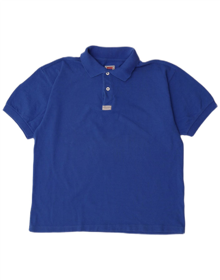 LEVI'S Herren-Poloshirt, große blaue Baumwolle