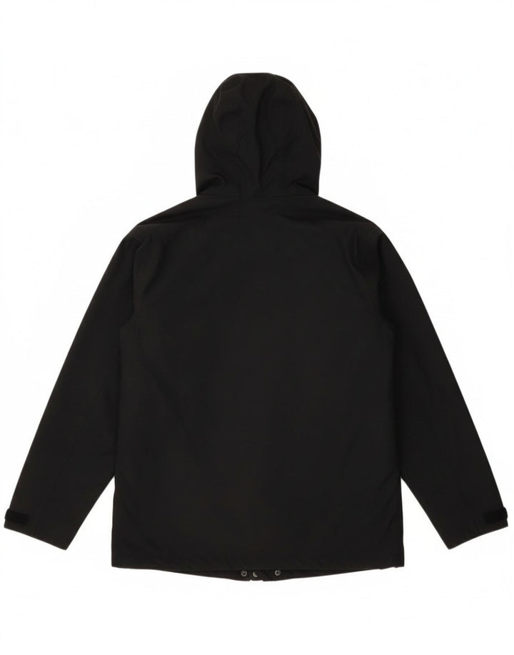 Berghaus Damen Übergroße Kapuzen-Regenjacke UK 10 Small Schwarz Nylon