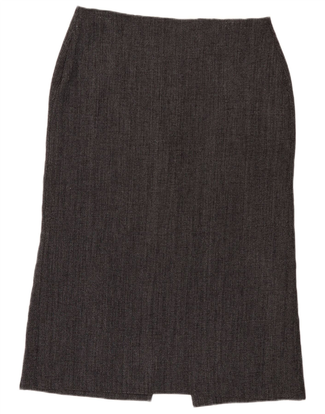 Marks & Spencer Damen Midi-Rock, gerade, UK 14, Größe L W32, Grau