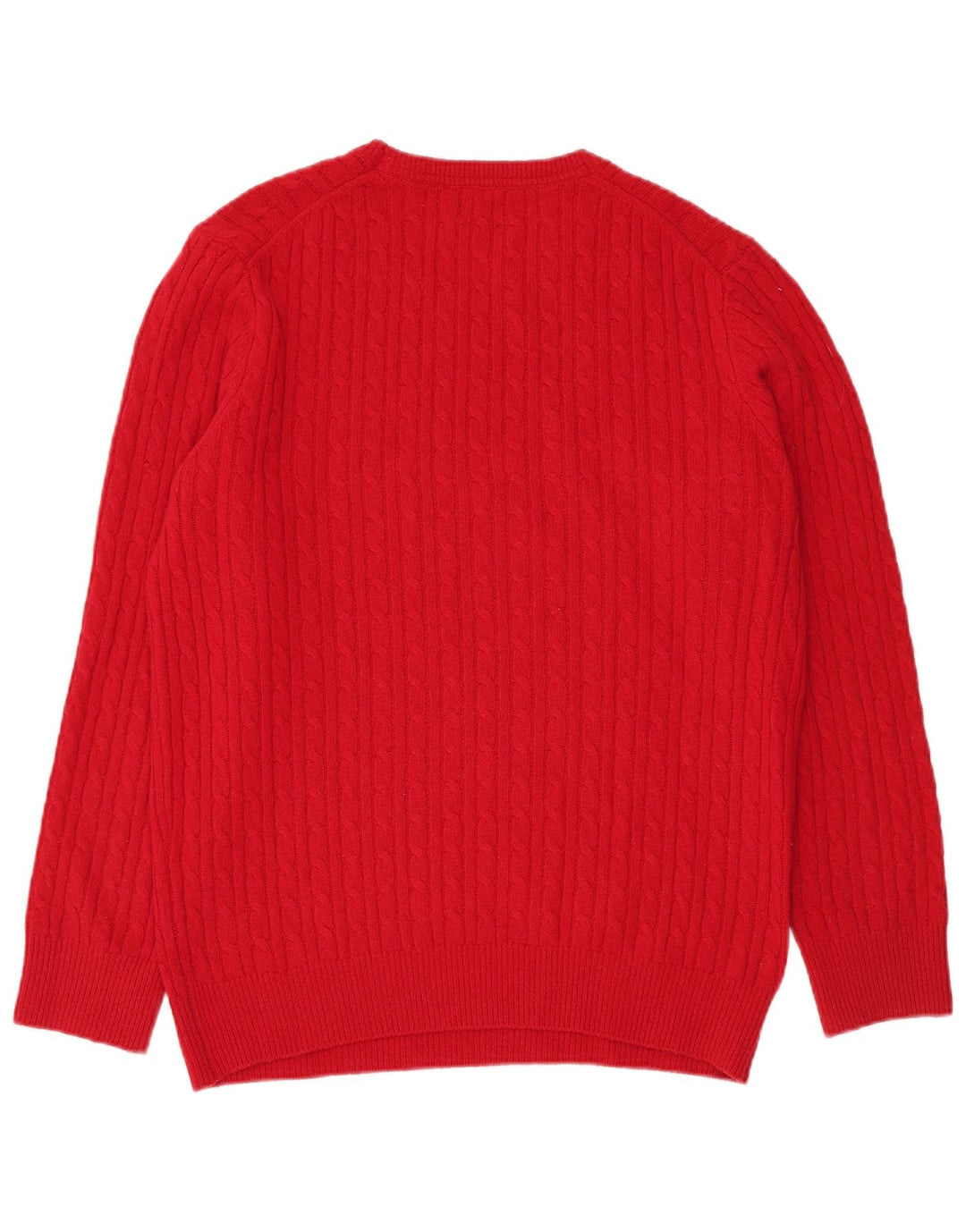 GUTTERIDGE Herren-Pullover mit Rundhalsausschnitt, 2XL, Rot