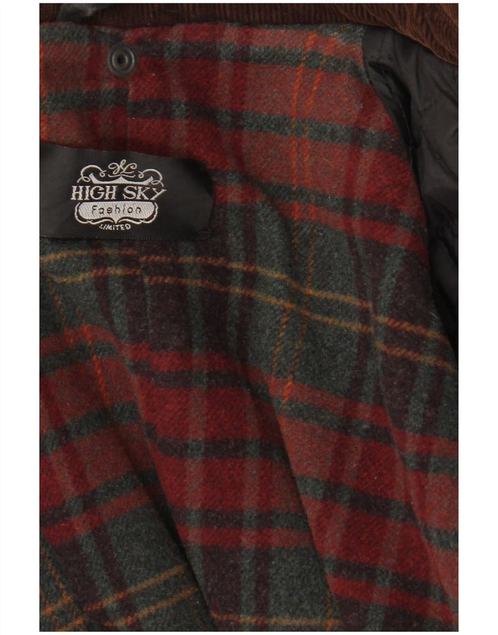 High Sky Damen-Mantel aus gewachster Baumwolle, UK 18, XL, Schwarz