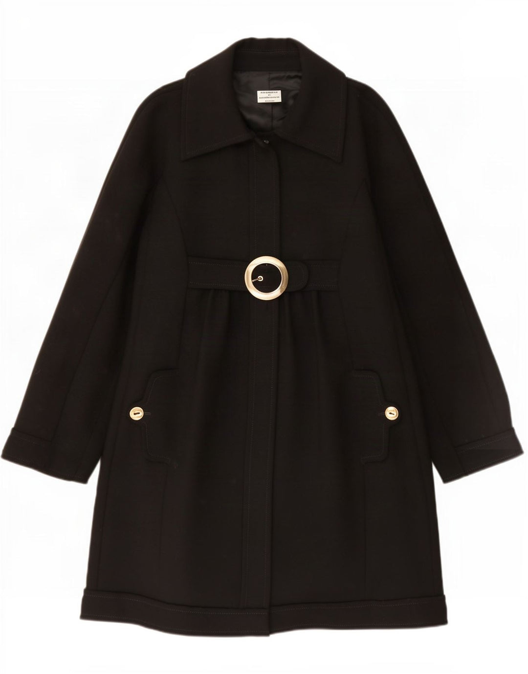 Philosophy Di Alberta Ferretti Damen Mantel UK 12 Medium Schwarz