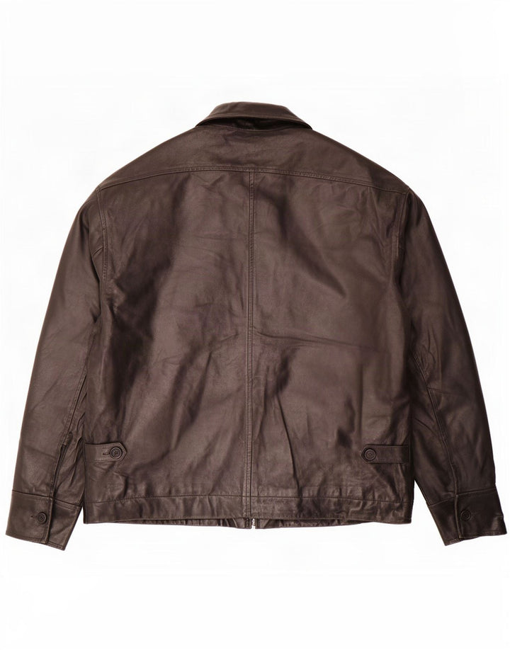Paul Smith Herren Lederjacke UK 42 XL Schwarz