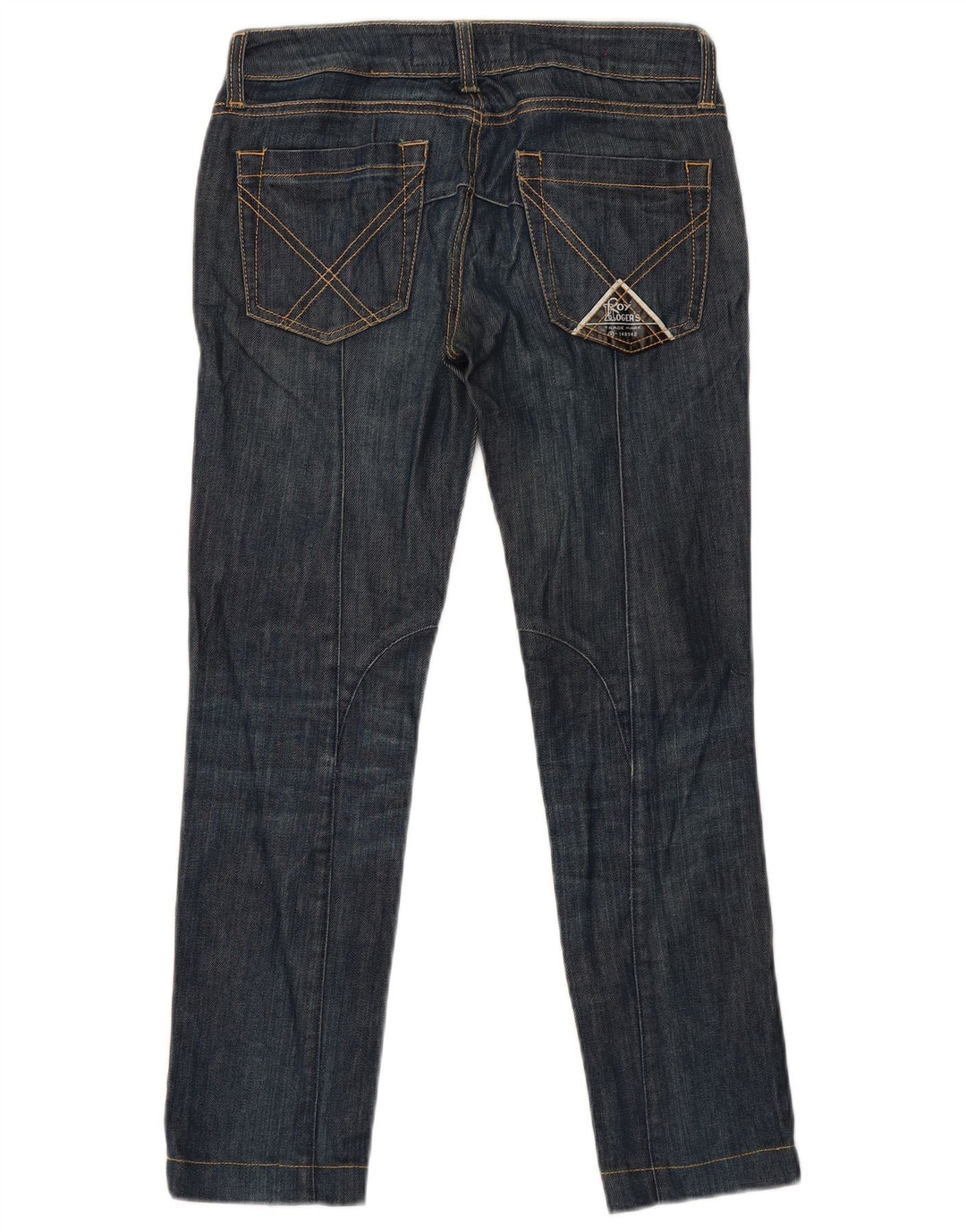 Roy Rogers Damen Slim Jeans W24 L28 Marineblau Baumwolle