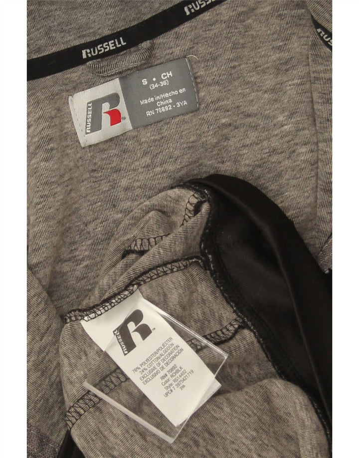 Russell Athletic Herren-Trainingsanzugoberteil, Jacke, Größe S, Schwarz, Polyester