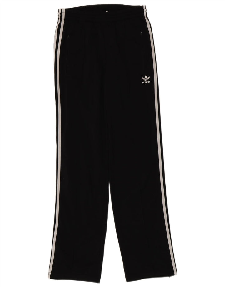Adidas Damen Trainingshose UK 8 Small Schwarz Polyester