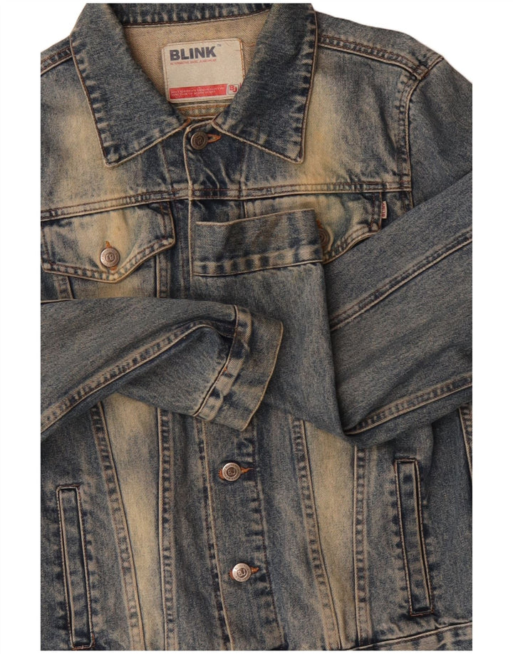 Blink Herren Jeansjacke UK 36 Small Blau Baumwolle