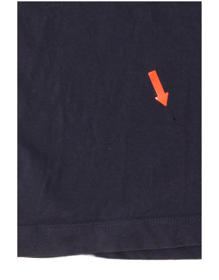 Nike Herren-T-Shirt mit Grafik, Größe S, Marineblau, Baumwolle
