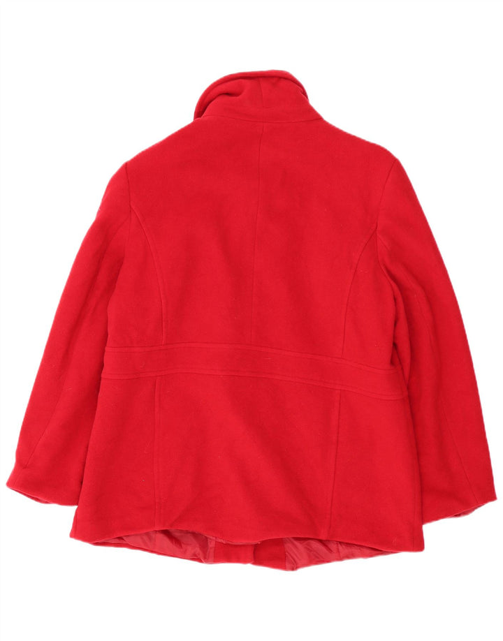 Vintage Damenjacke EU 46 XL Rote Wolle