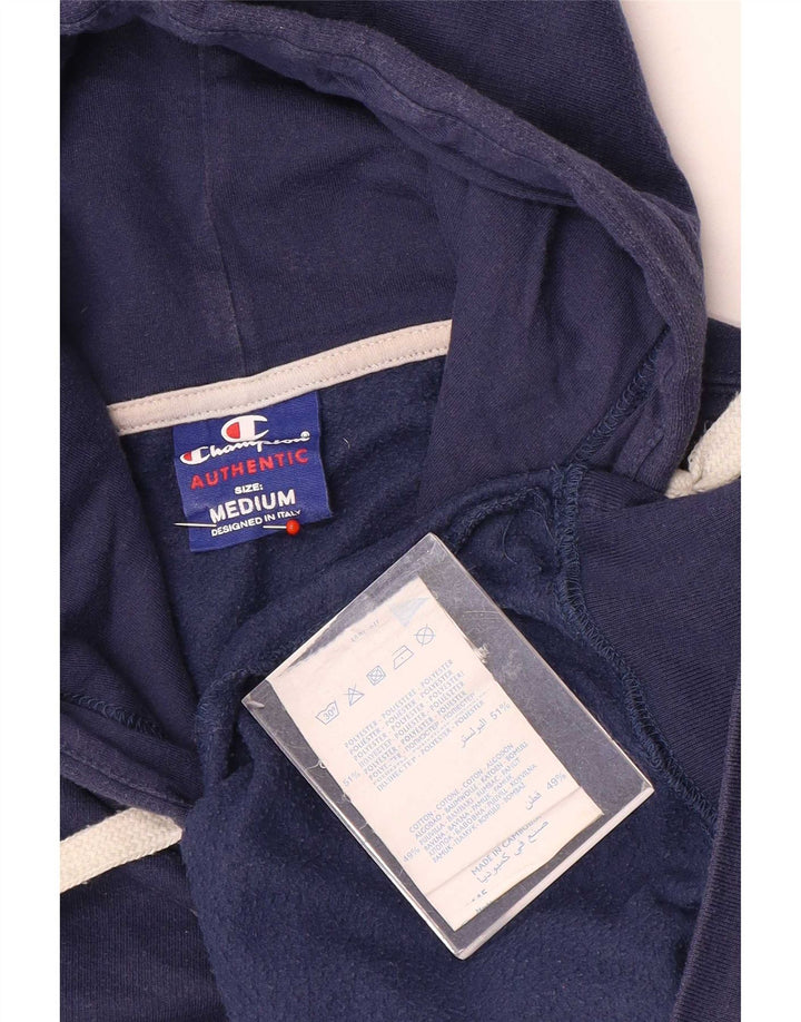Champion Damen Kapuzenpullover UK 14 Medium Marineblau Polyester
