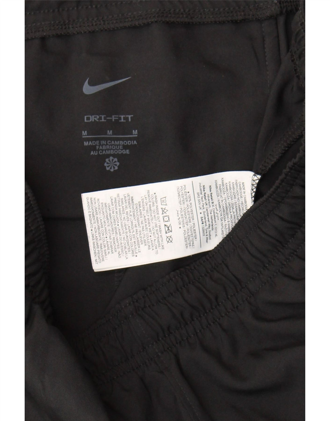 Nike Damen Dri Fit Trainingshose Jogger UK 14 Medium Schwarz