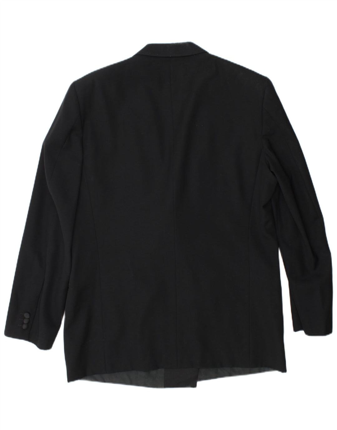 Egon Von Furstenberg Herren UK 40 Large W32 L32 Schwarze Schurwolle