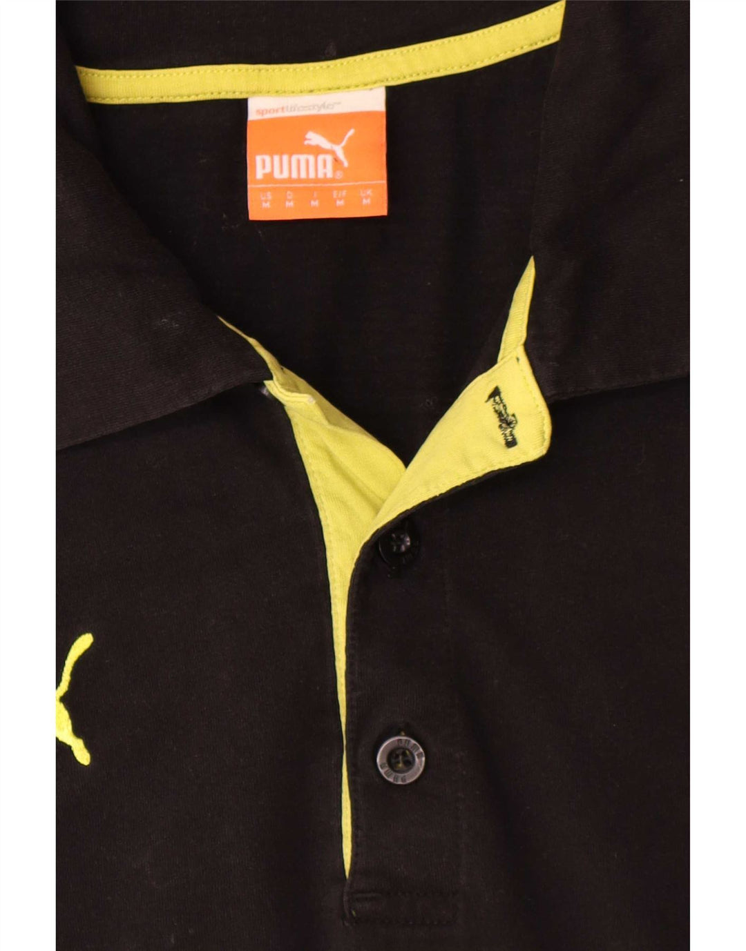 Puma Herren BVB Dortmund Poloshirt Medium Schwarz