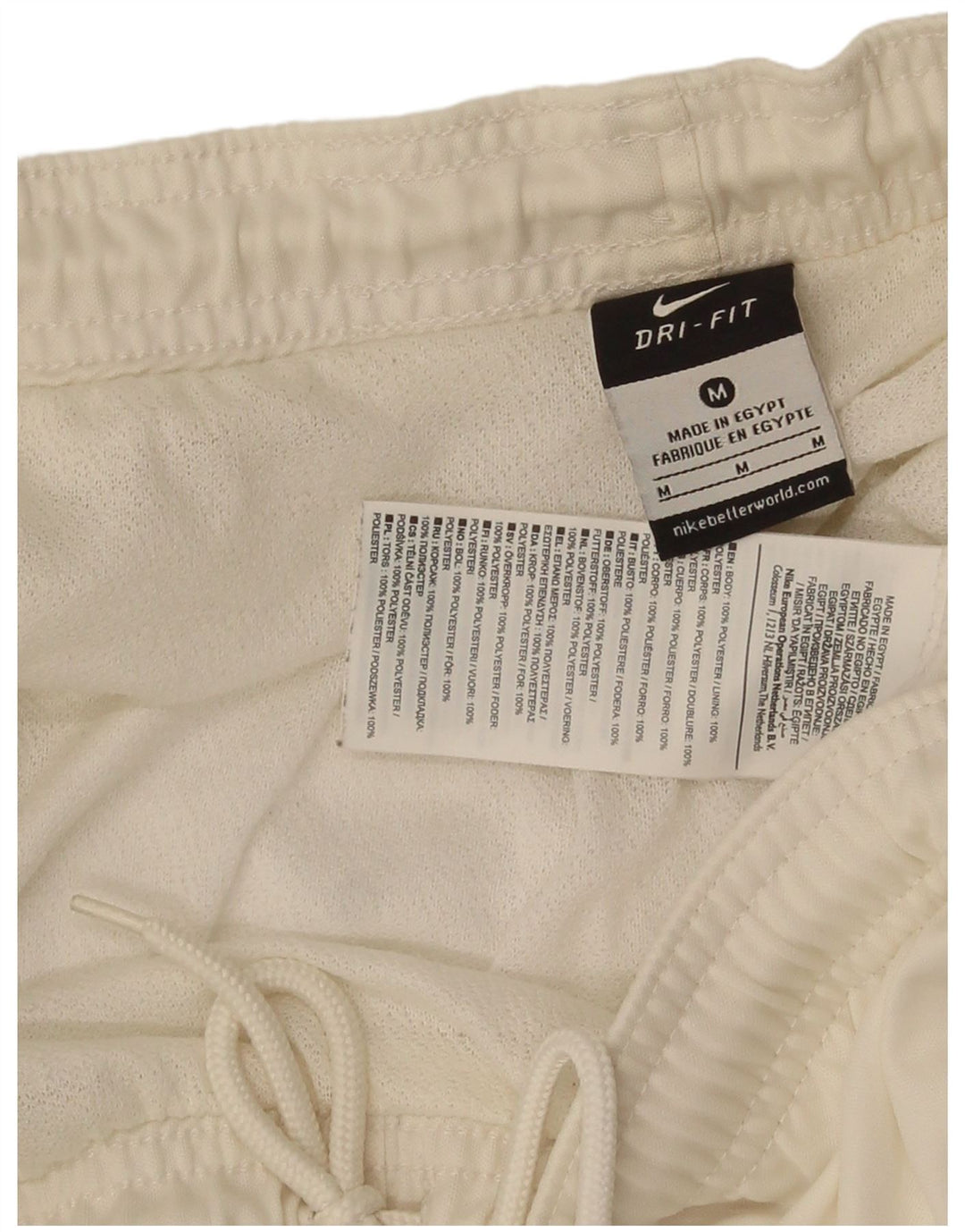 Nike Herren Dri Fit Sport Shorts Mittelweißes Polyester
