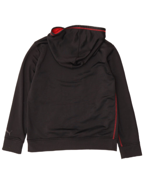 Puma Kapuzenpullover für Jungen mit Grafik, 14–15 Jahre, Größe L, Schwarz, Polyester