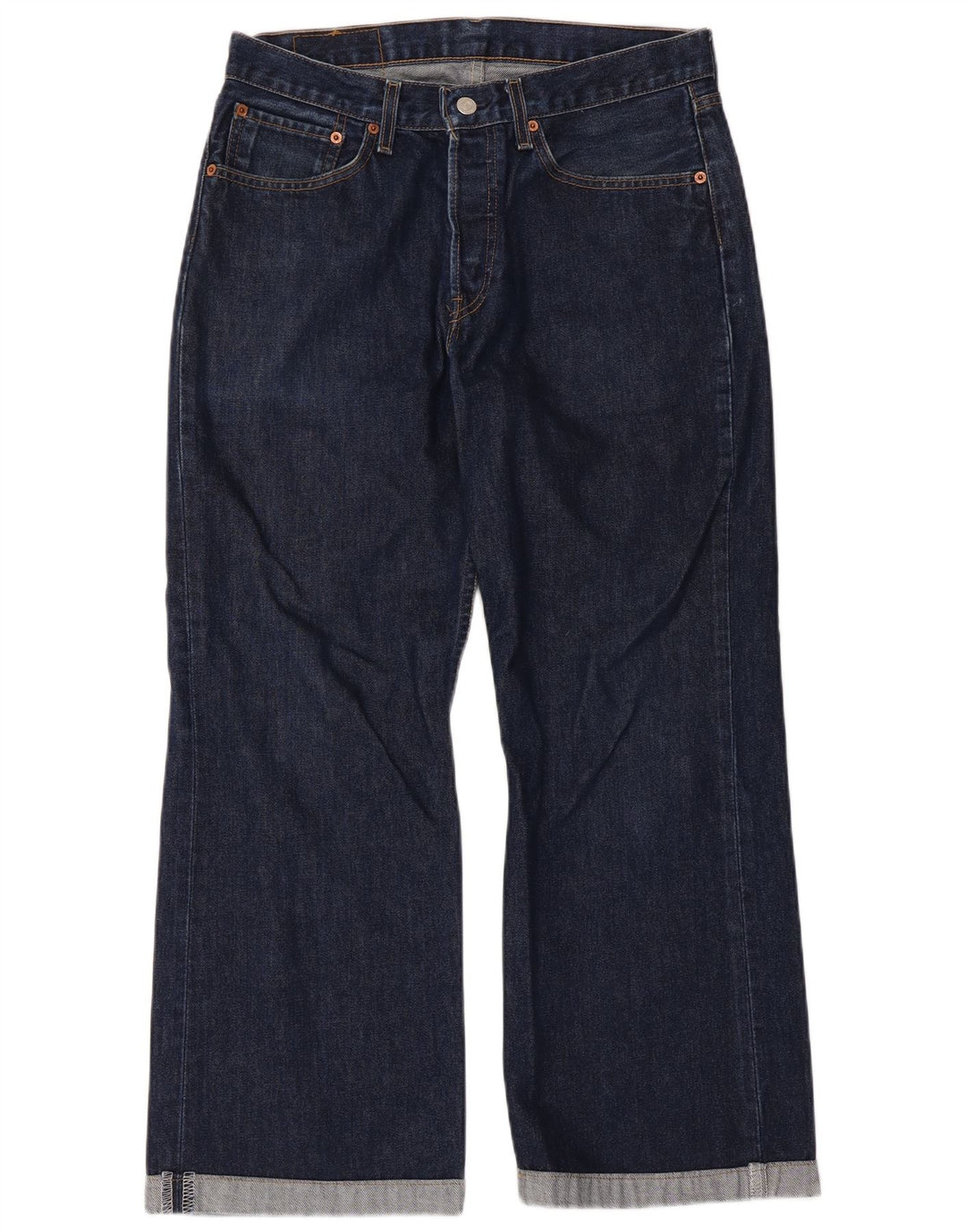 Levi's Herren 527 Bootcut Jeans W32 L27 Marineblau Baumwolle