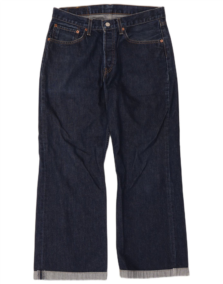 Levi's Herren 527 Bootcut Jeans W32 L27 Marineblau Baumwolle