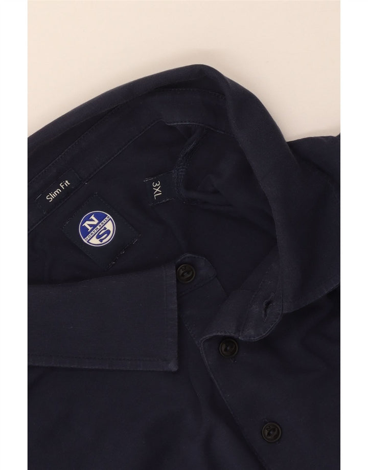 North Sails Herren Slim Fit Poloshirt 3XL Marineblau