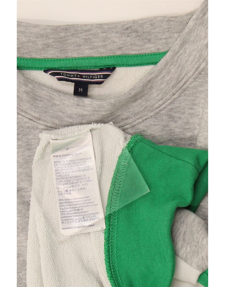 Tommy Hilfiger Damen Grafik-Sweatshirt-Pullover UK 14 Medium Mehrfarbig
