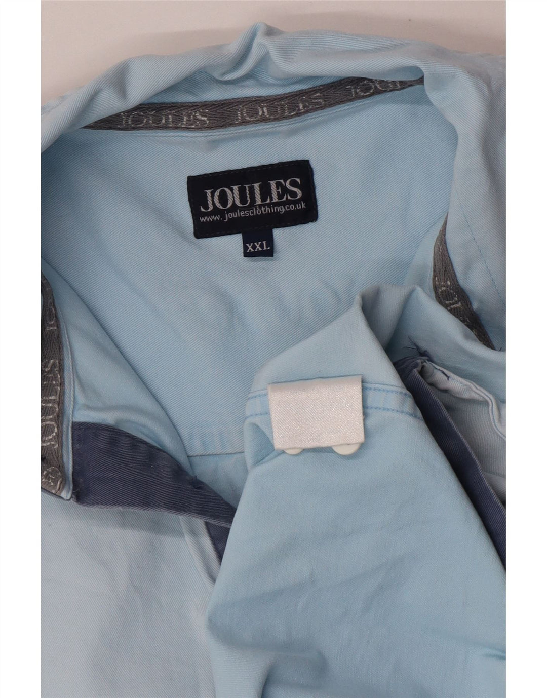 Joules Herren-Pulloverhemd 2XL aus blauer Baumwolle