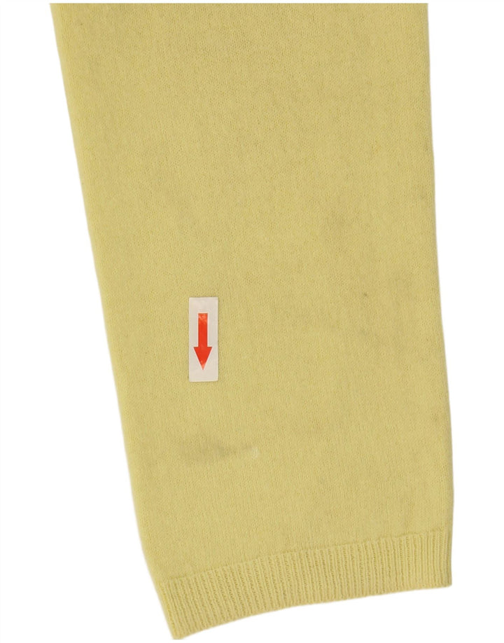 Marks & Spencer Damen-Pullover mit Rundhalsausschnitt, Gr. 12, Mittelgelb