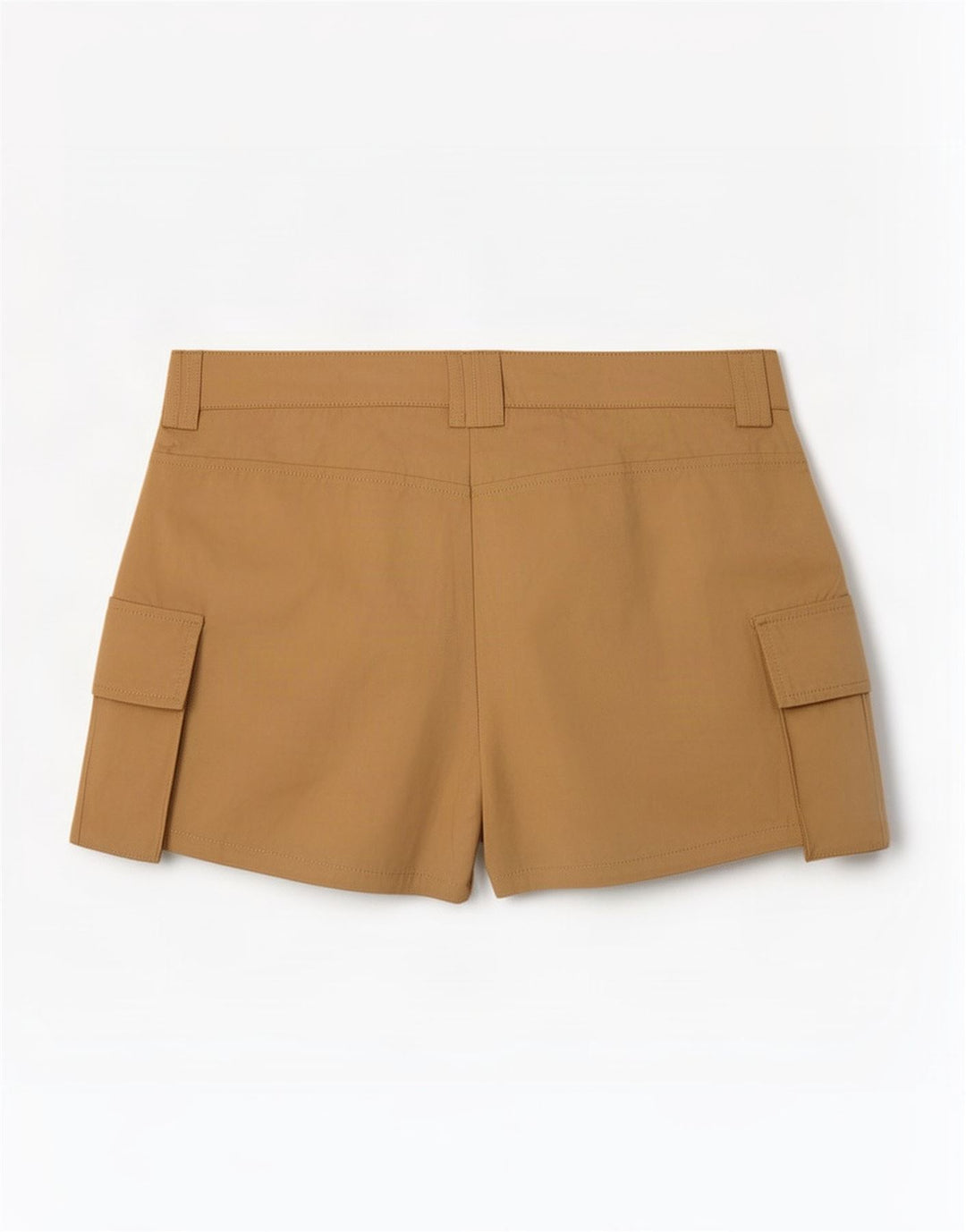 Zara Damen Cargoshorts Medium W28 Beige Polyester