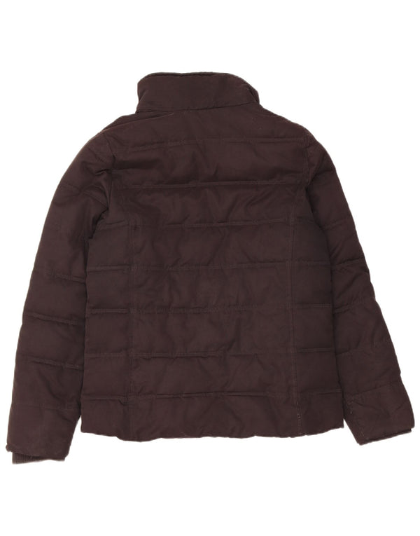 Weird Fish Damen Wattierte Jacke UK 10 Small Braun Polyester