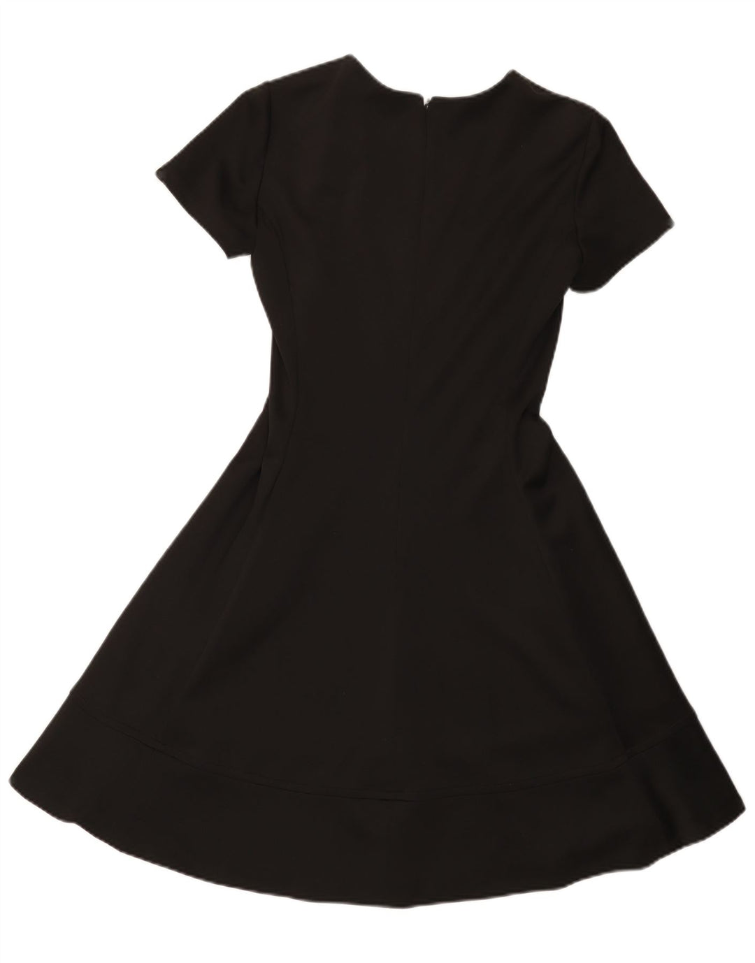 Dkny Damen A-Linien-Kleid US 4 Small Schwarz Polyester