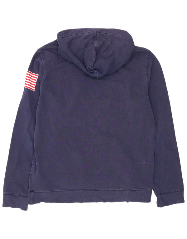 Polo Ralph Lauren Jungen-Pullover mit grafischem Kapuzenpullover, 15–16 Jahre, XL, Marineblau