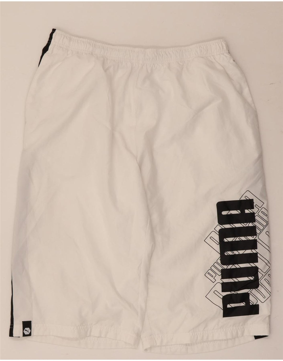 Puma Herren Graphic Sport Shorts XL Weiß Colourblock Polyester