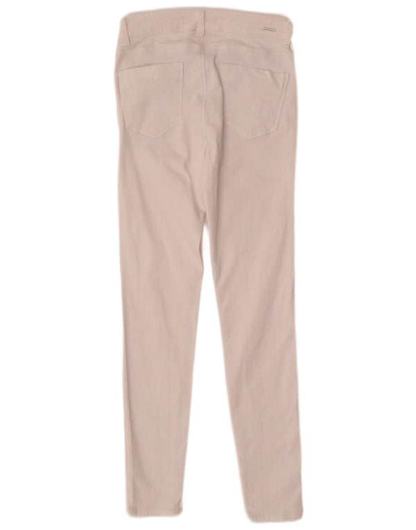 Zara Damen Skinny Jeans EU 38 Small W28 L29 Weiße Baumwolle