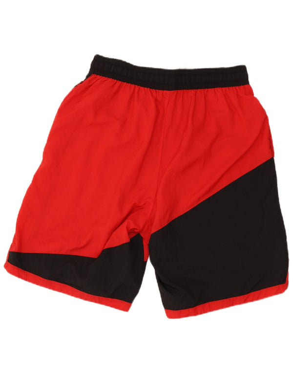 Nike Herren Graphic Sport Shorts XL Rotes Colourblock-Nylon