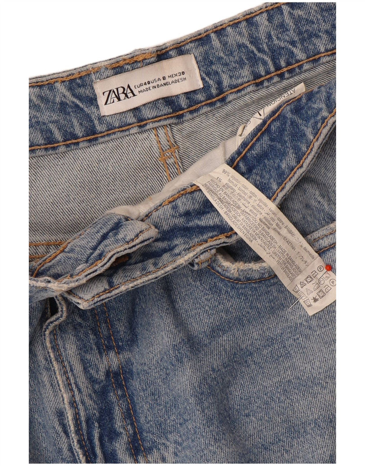 Zara Damen Tapered Jeans EU 40 Medium W30 L28 Blaue Baumwolle