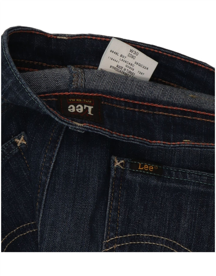 Lee Damen Como Mini-Jeansrock W30 mittelblaue Baumwolle