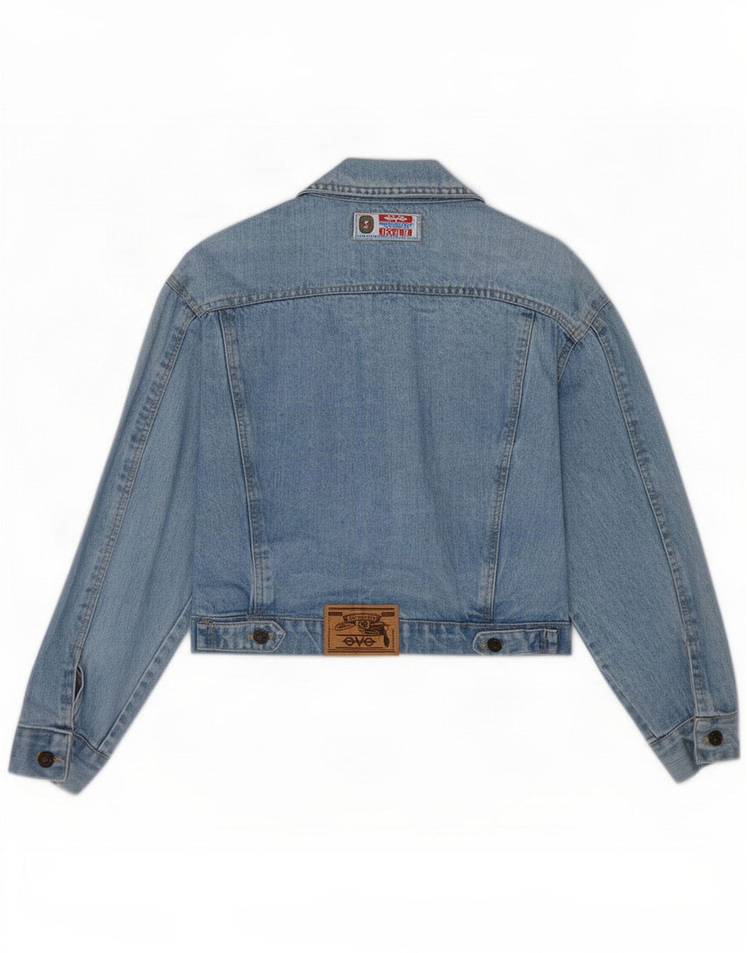 Eve Damen-Jeansjacke in Übergröße, US 1 XS Blau