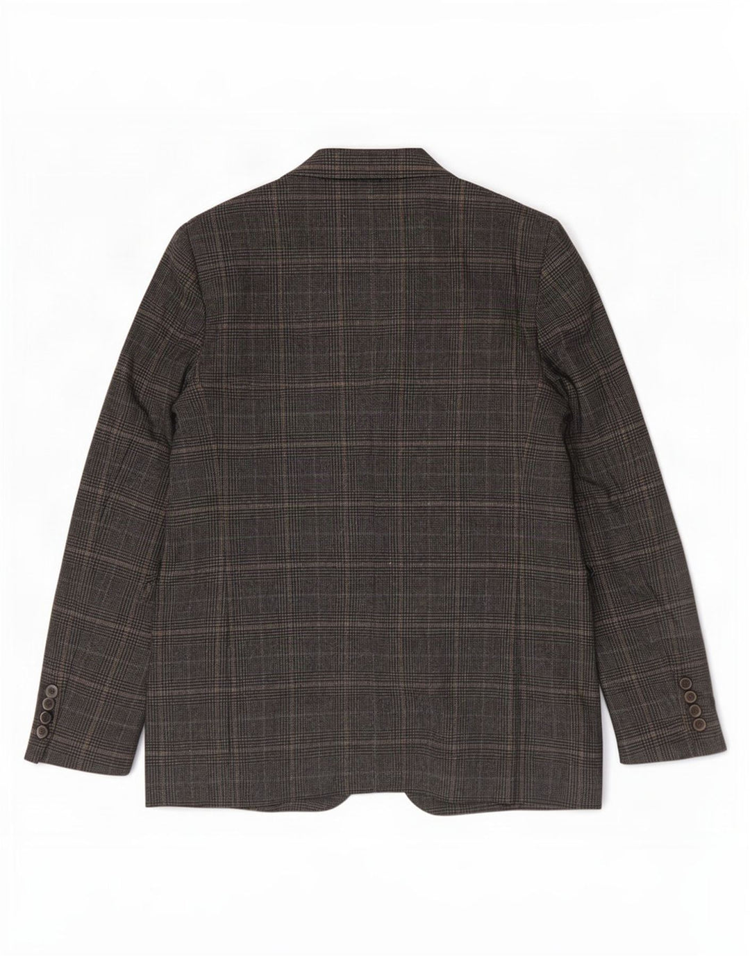 Zara Damen-Blazer mit 2 Knöpfen, Gr. 10, Größe S, Grau, Hahnentrittmuster, Polyester