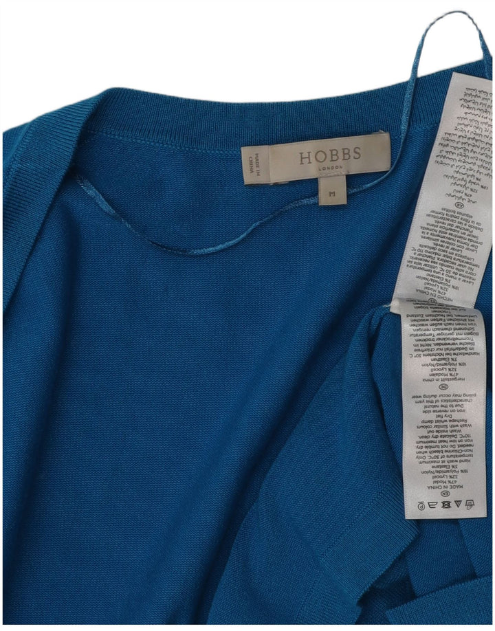 HOBBS Offener Damen-Cardigan mit 3/4-Ärmeln, UK-Gr. 12, mittelblau, Modal